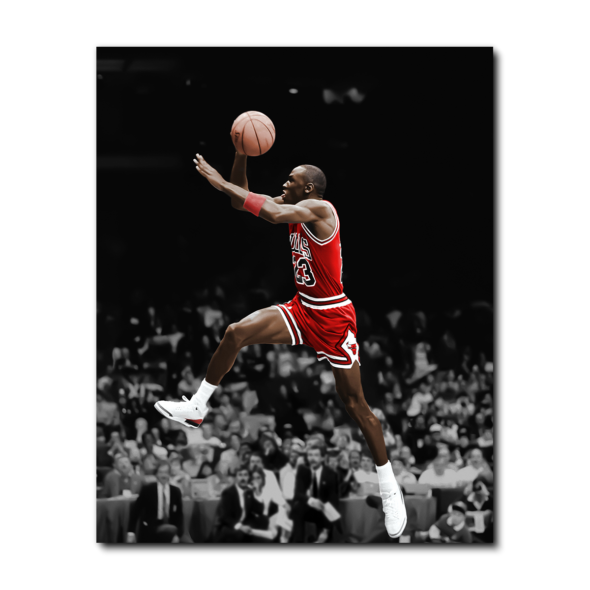 Cuadros Decorativos Michael Jordan Basquetbol Canvas Tríptico 60x25 cm