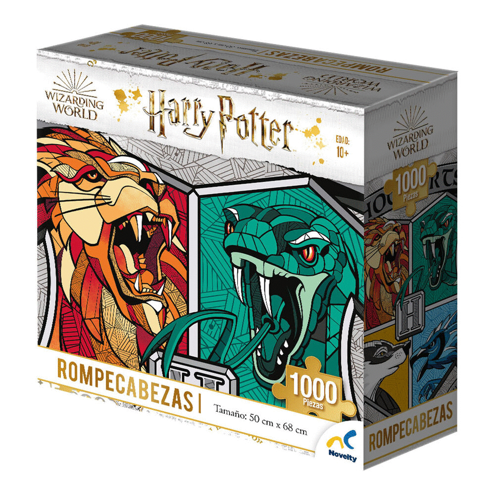 Rompecabezas Novelty Harry Potter Escudo  1000 Piezas
