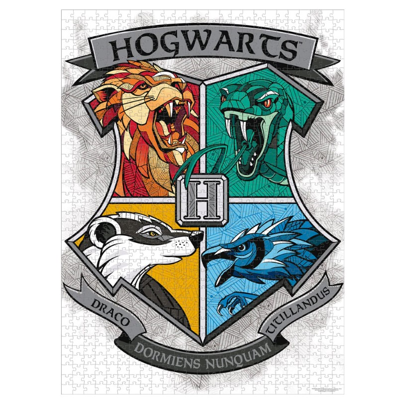 Rompecabezas Novelty Harry Potter Escudo  1000 Piezas