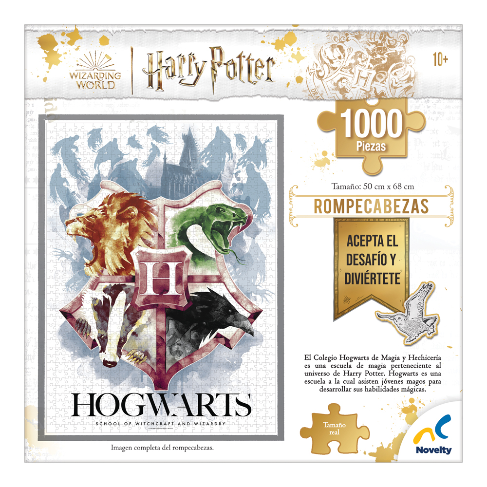 Rompecabezas Novelty Harry Potter Escudo  1000 Piezas