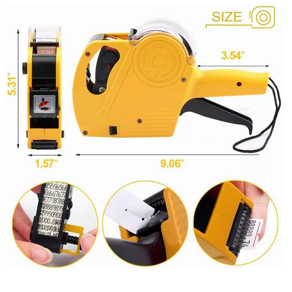 Etiquetadora Manual 8 Dígitos Lote Precio Y Fecha