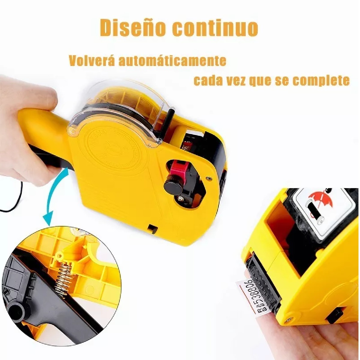 Etiquetadora Manual 8 Dígitos Lote Precio Y Fecha