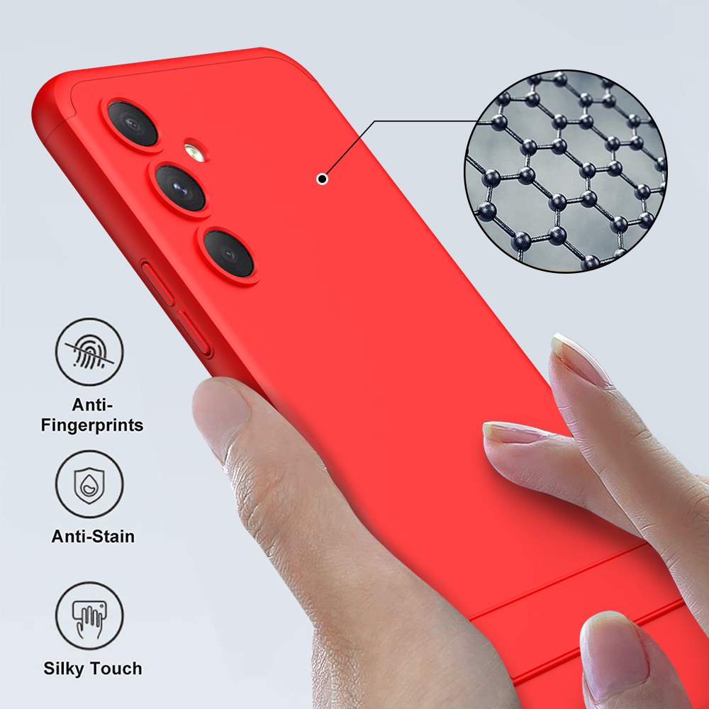 Funda uso Rudo para Samsung Galaxy A54 5G Rojo