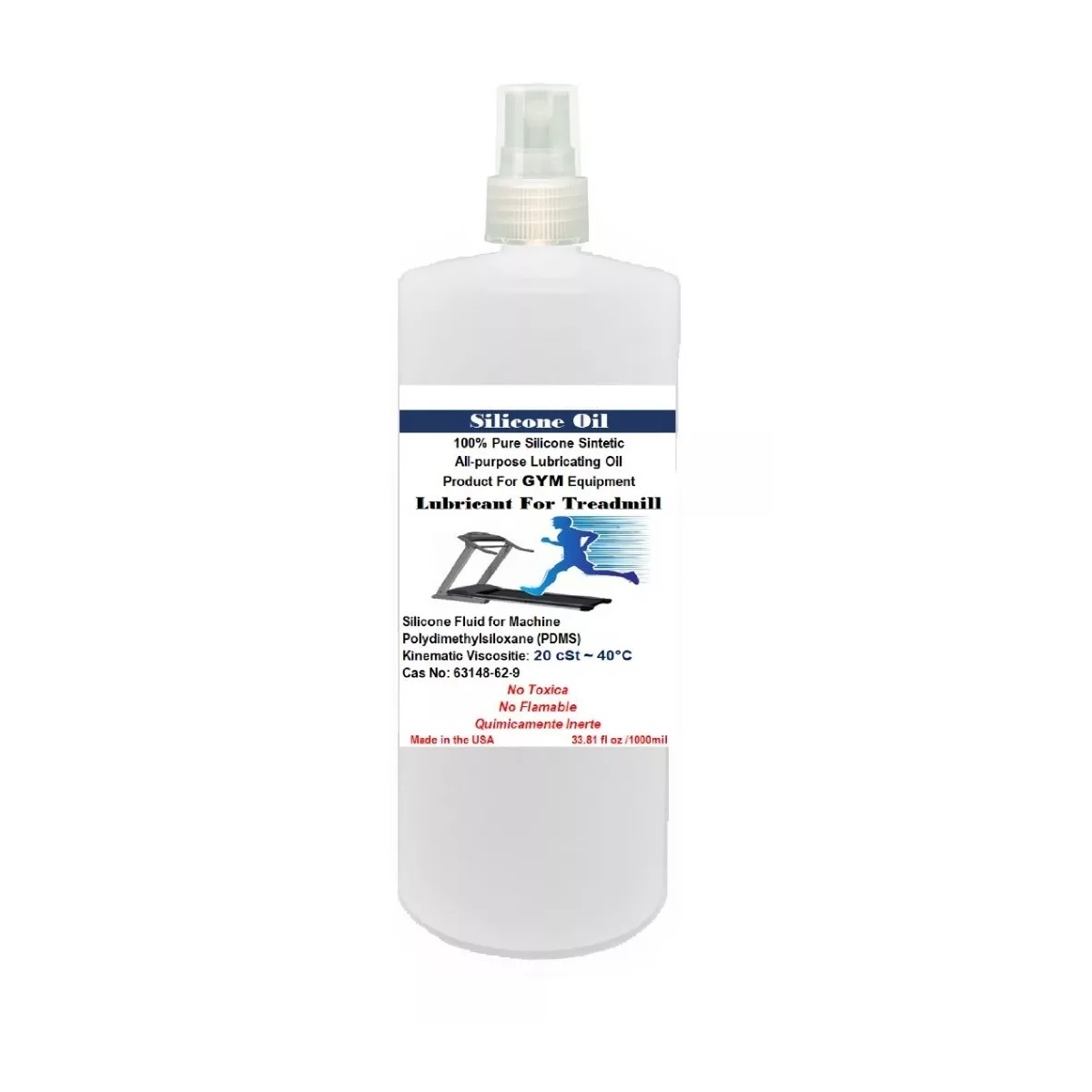 Lubricante De Silicon Para Caminadora 1 Litro