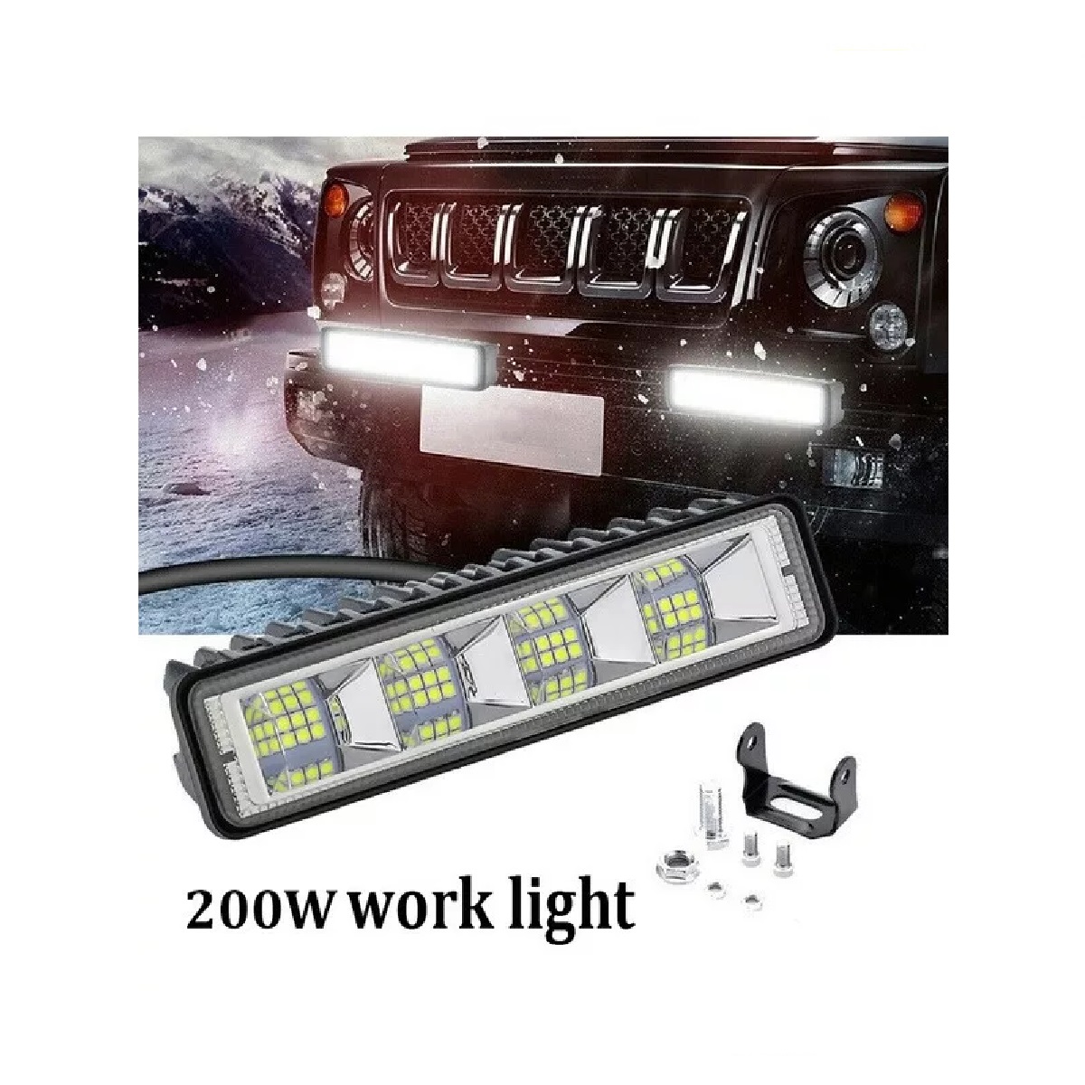 Par De Luces Auxiliares Led De 6'' Para Jeep/suv/moto