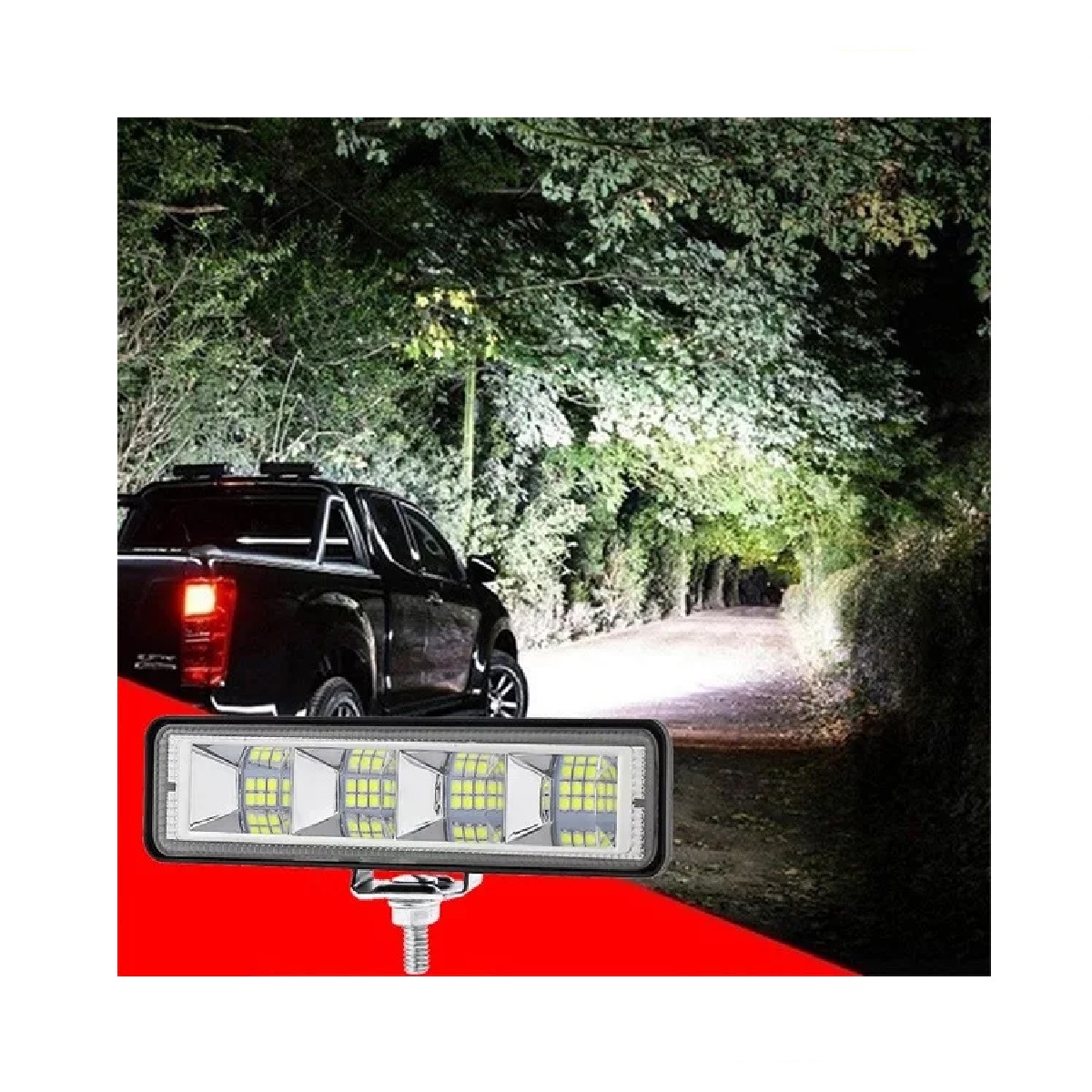 Par De Luces Auxiliares Led De 6'' Para Jeep/suv/moto