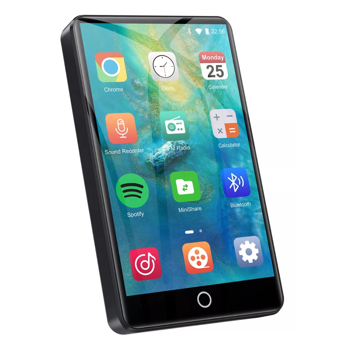 Reproductor De Música Mp3 Mp4 Wifi Bluetooth Spotify Táctil Negro