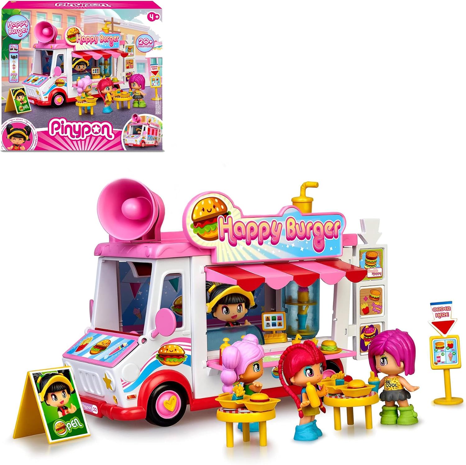Pinypon - Happy Burger, playset