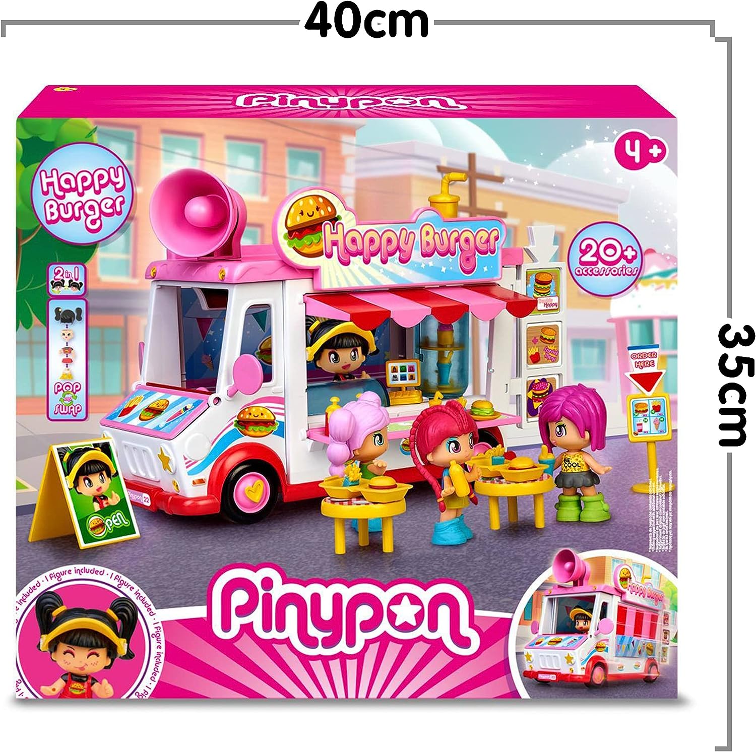 Pinypon - Happy Burger, playset