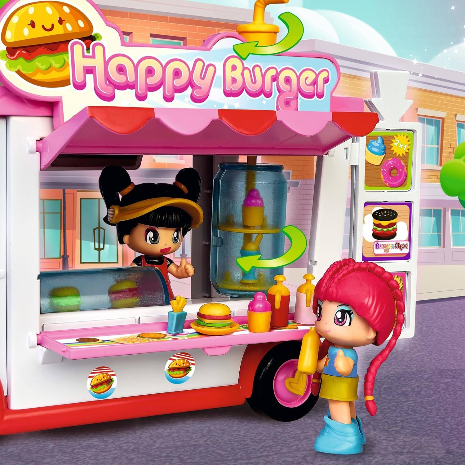 Pinypon - Happy Burger, playset