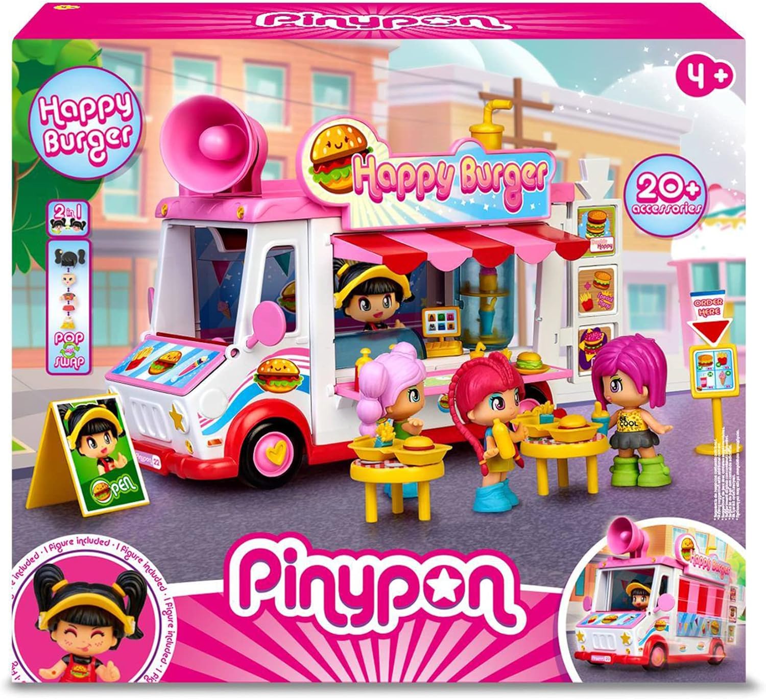 Pinypon - Happy Burger, playset
