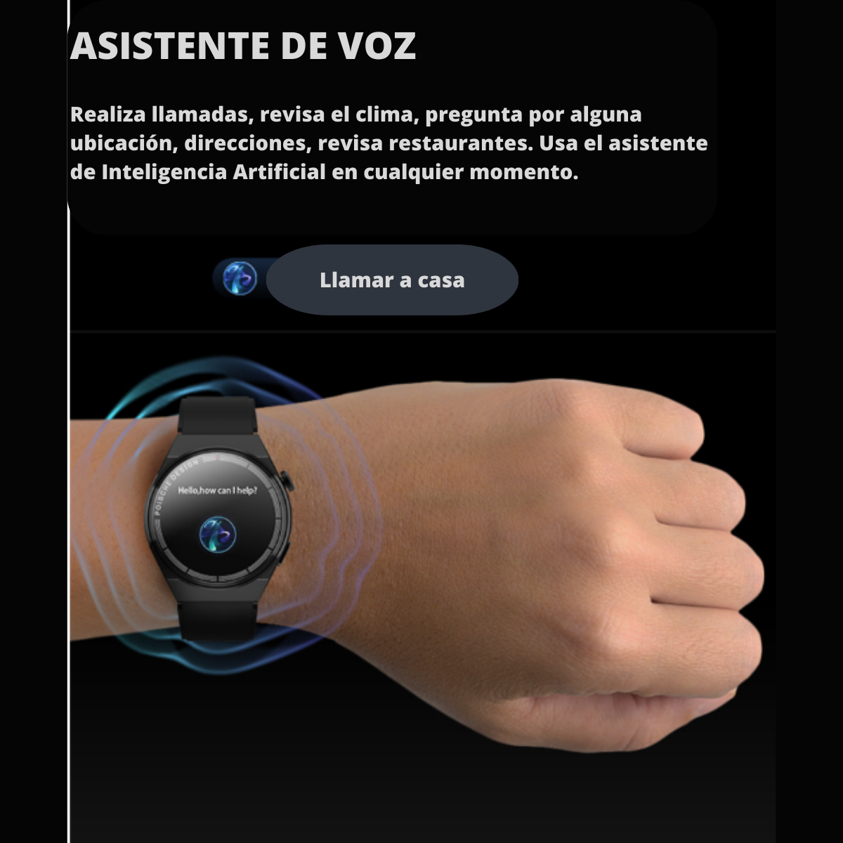 Reloj Inteligente Smartwatch Gt8 Max Con 2 Correas Color Negro