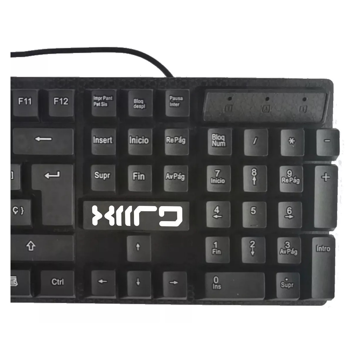 Teclado Oficina En Español, Con Ñ , Uso Rudo, Mouse