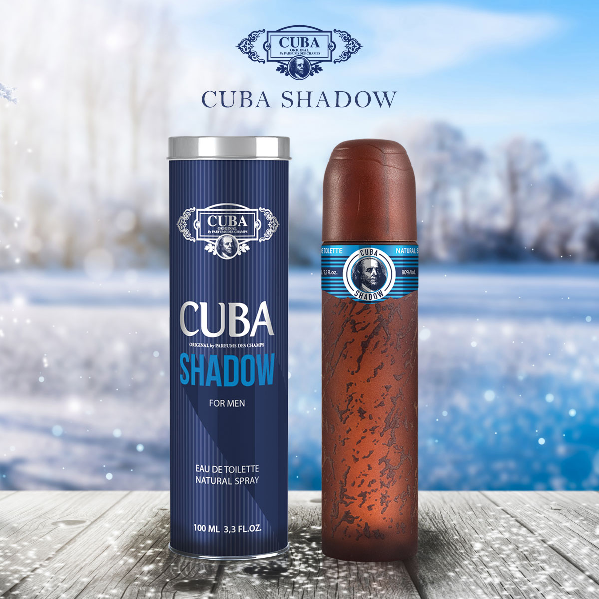 Perfume SHADOW de Cuba Paris Eau de Toilette 100 ml Hombre