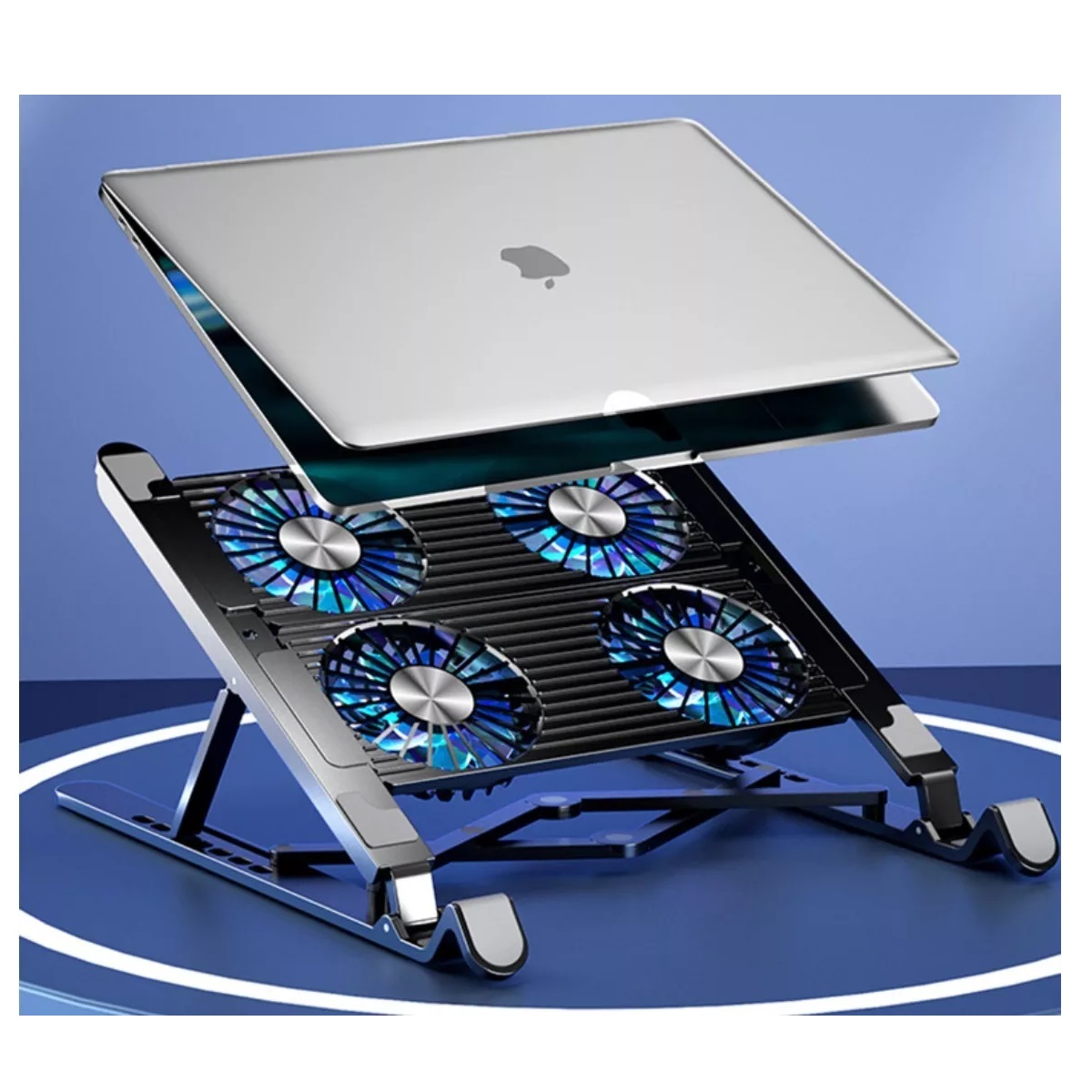 Portable Base Enfriadora Para Laptop Con 4 Ventiladores,rgb