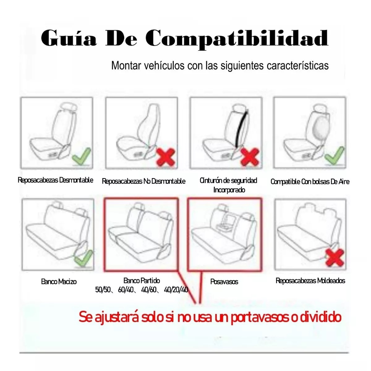 Cubre Asientos Cuero Empalme Respirable Universal9pzs Marron/Negro