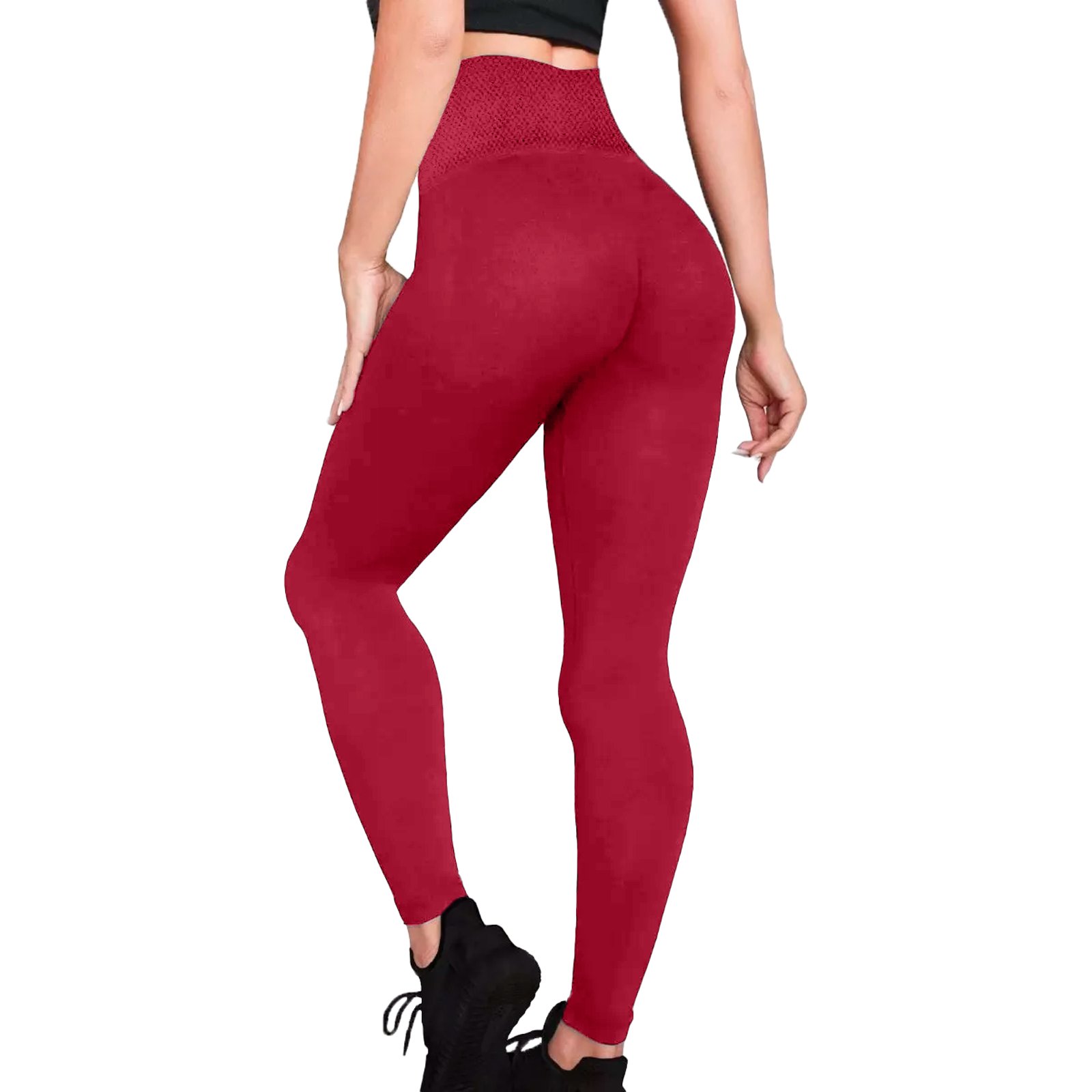  TIYRUS Leggings cálidos para mujer, leggings cálidos para mujer  (color rojo vino, tamaño: longitud completa) : Ropa, Zapatos y Joyería
