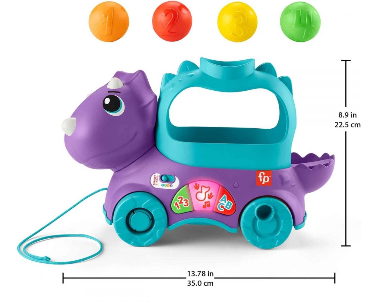 Fisher-Price Juguete para Bebés Dino Pelotitas