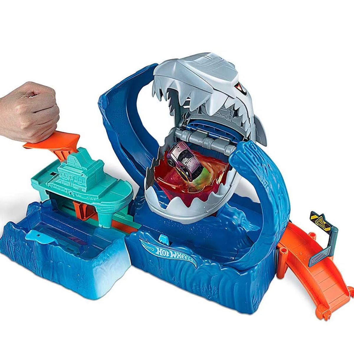 Pista Hot Wheels Mattel Robo Tiburon City GJL12