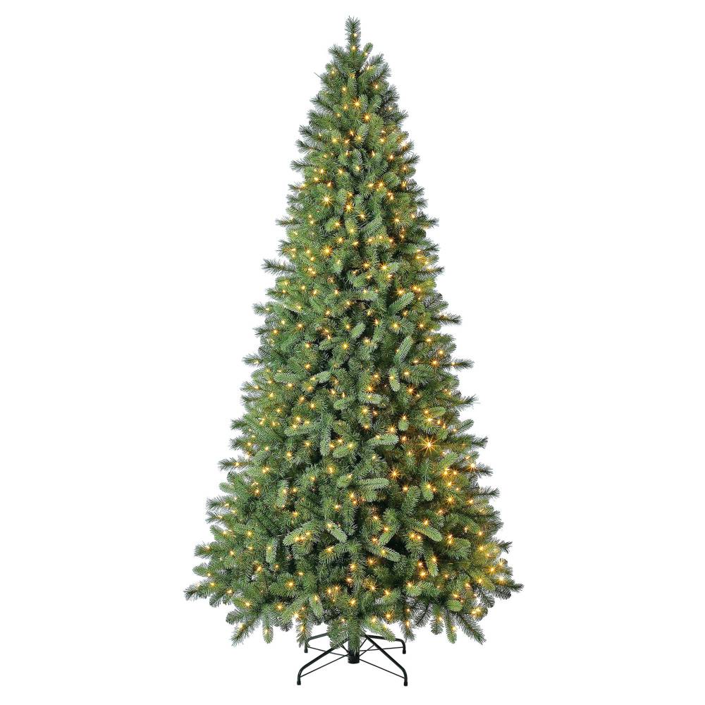 Árbol de Navidad artificial Elegance, de 2.74 m de alto, incluye luces LED