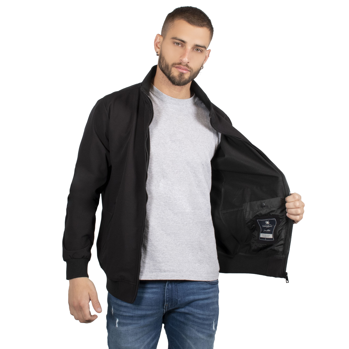 Chamarra Trendy Greenlander Bomber Ligera Hombre