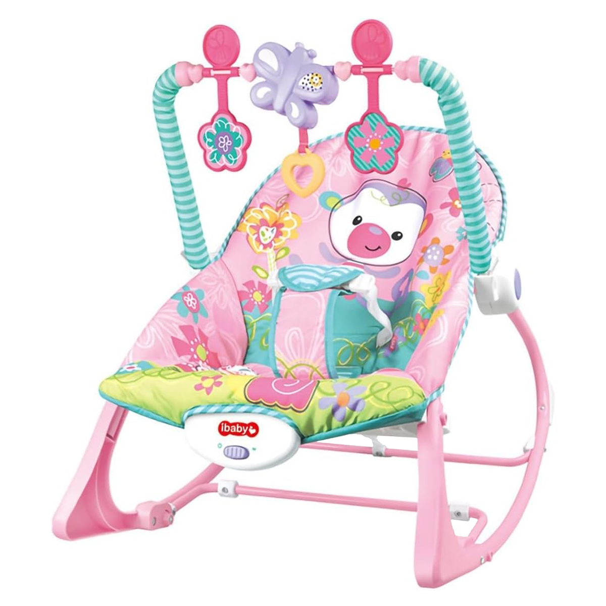 Silla Para Bebe Bouncer Mecedora Infant to Toddler Rocker Changuito Rosa.