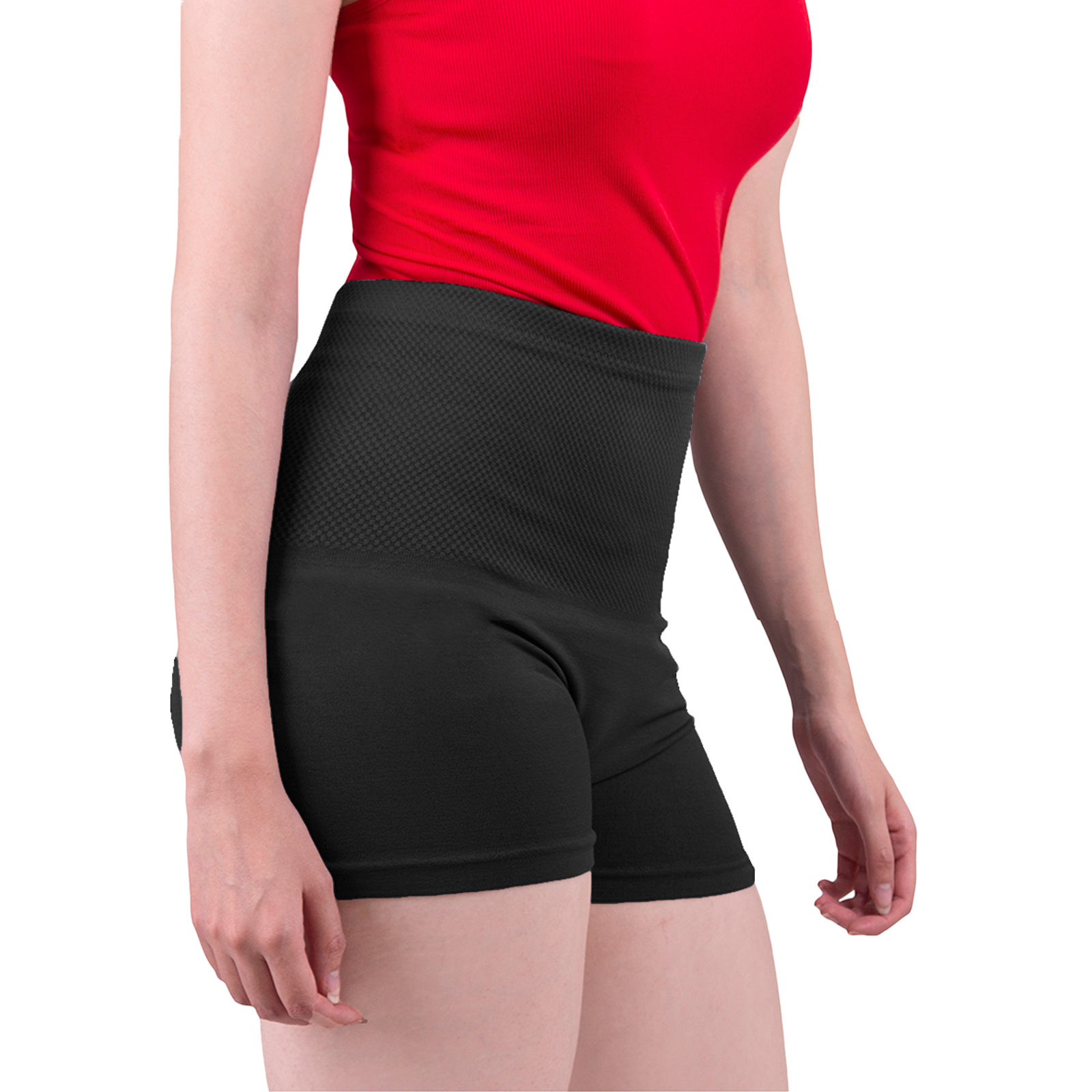 Short Licra Mujer, Negro, Cintura Alta, Unitalla, Deportivo, Dama, Atlético, Boxer, Entrenamiento, Pantalones Cortos, Biker.