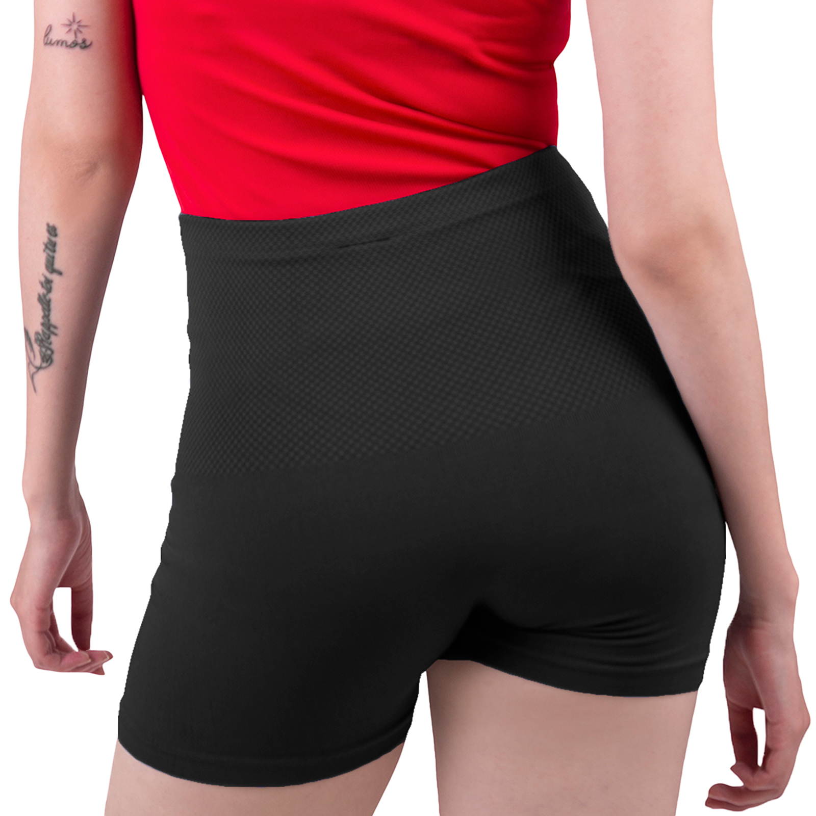 Short Licra Mujer, Negro, Cintura Alta, Unitalla, Deportivo, Dama, Atlético, Boxer, Entrenamiento, Pantalones Cortos, Biker.
