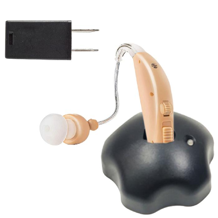 Audífonos Auditivos Recargables, MXHDG-001-21, 1 Pza, Beige, 320-4500MHz, ± 4dB 130, Carga USB, 1,4V, Plástico ABS,, HeadDigital