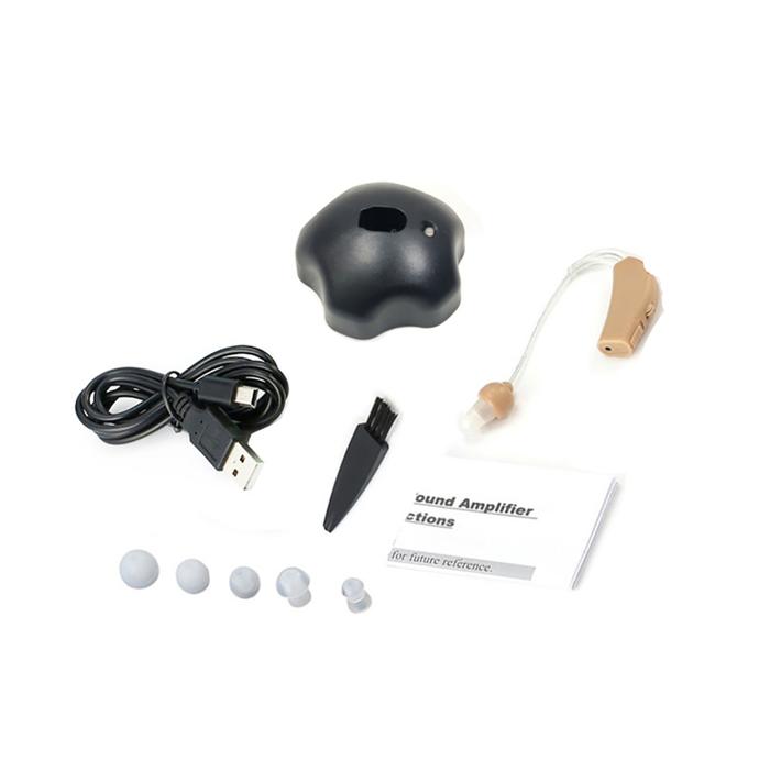 Audífonos Auditivos Recargables, MXHDG-001-21, 1 Pza, Beige, 320-4500MHz, ± 4dB 130, Carga USB, 1,4V, Plástico ABS,, HeadDigital