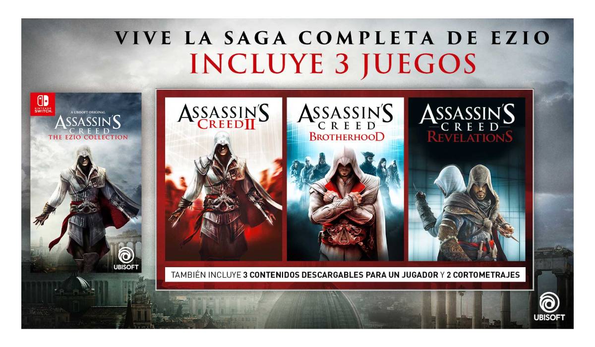 Xbox One Juego Assassin's Creed The Ezio Collection