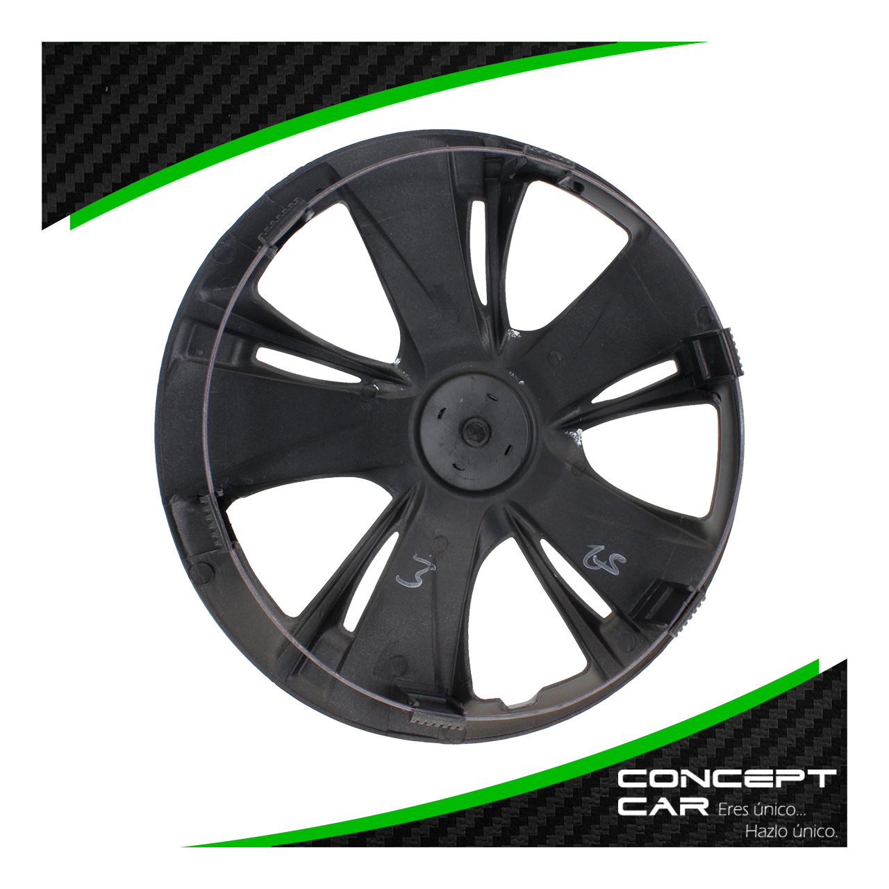 Juego 4 Tapones De Rin 14 Pulgadas Abs Tipo Nissan March