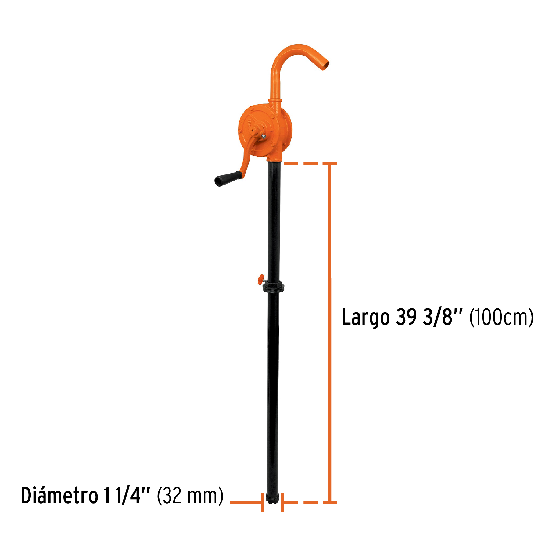 BOMBA EXTRACTORA DE ACEITES CON MANIVELA, TRUPER 10067