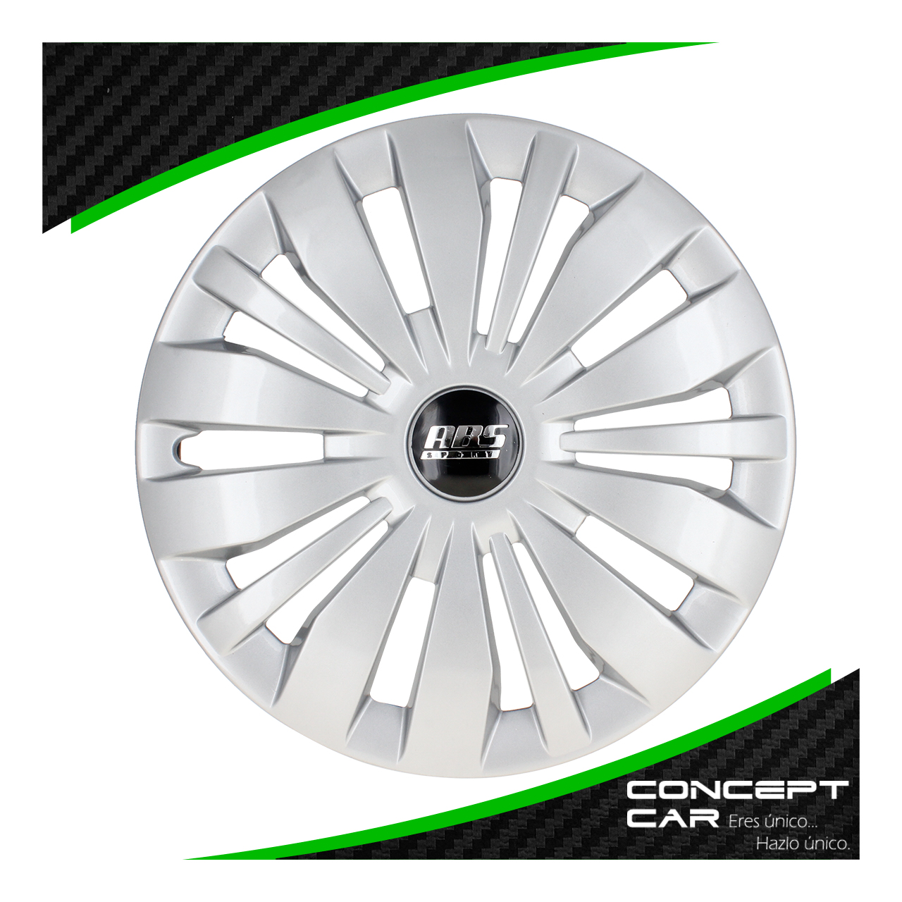 Juego 4 Tapones De Rin 15 Pulgadas Abs Tipo Suzuki Gris