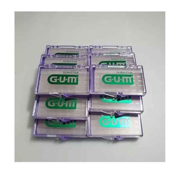 Cera Para Brackets Ortodoncia Gum Menta + Aloe Vera 10pz