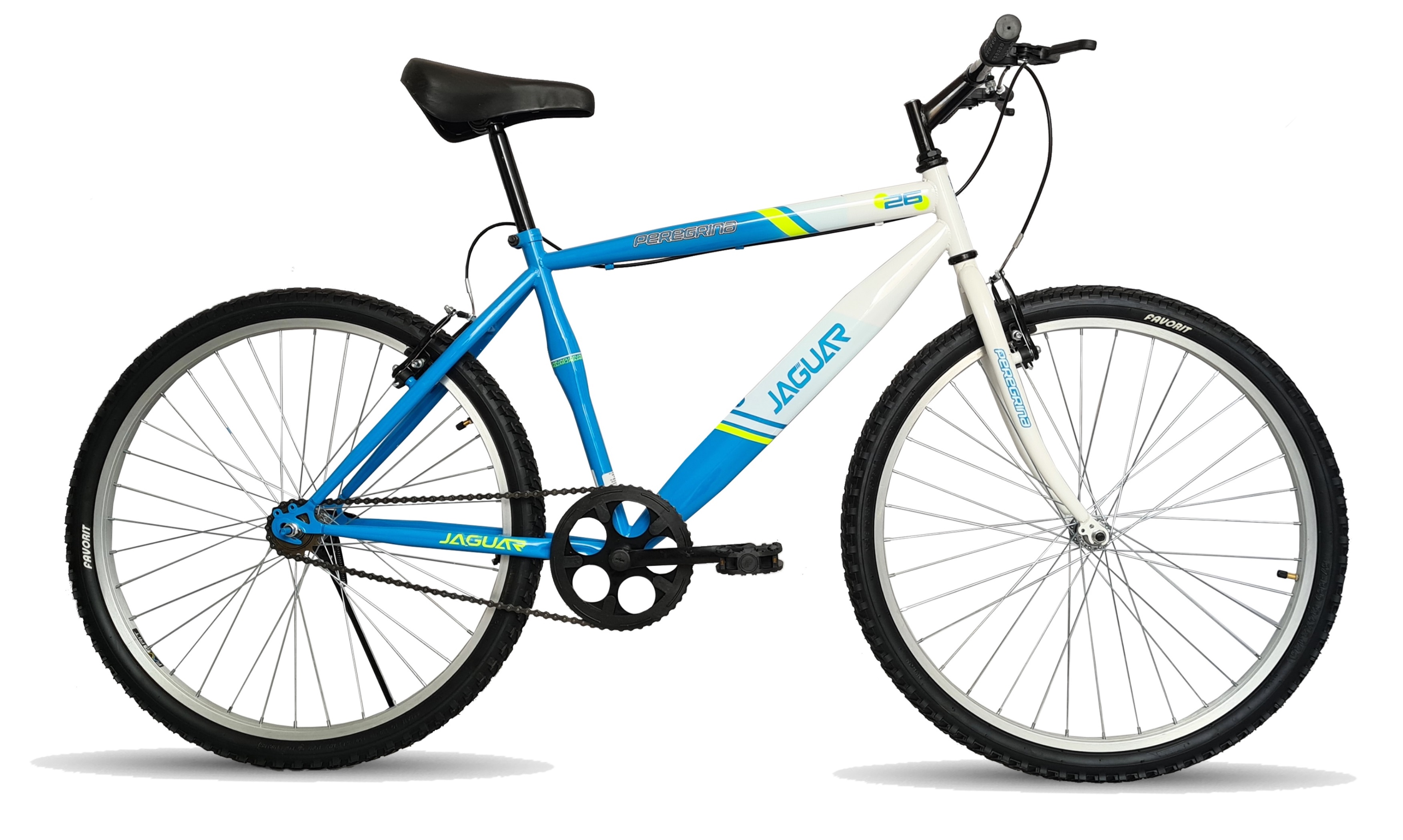 Bicicleta Peregrina Montaña Reforzada Rodada 26 Azul/Blanco