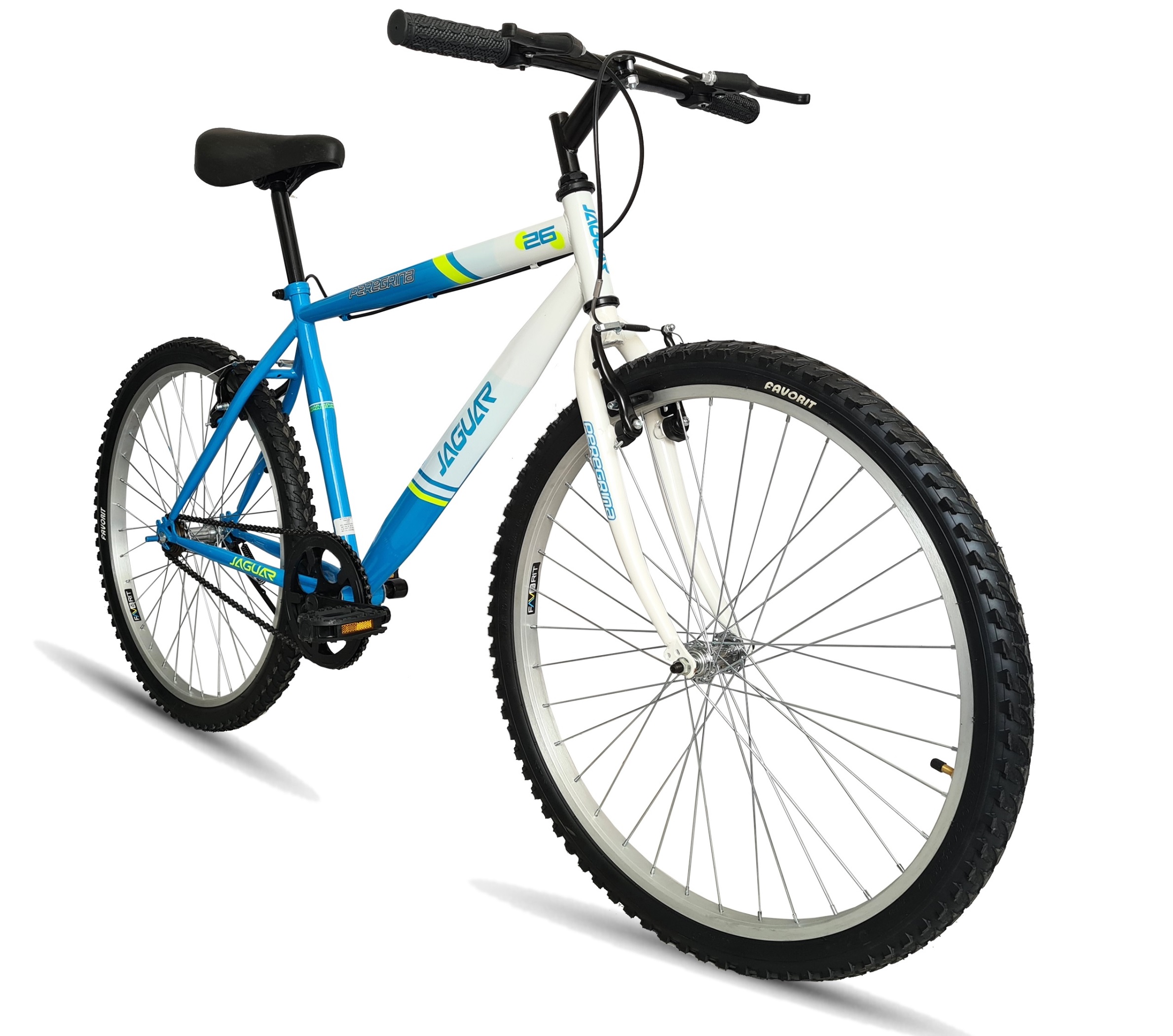 Bicicleta Peregrina Montaña Reforzada Rodada 26 Azul/Blanco