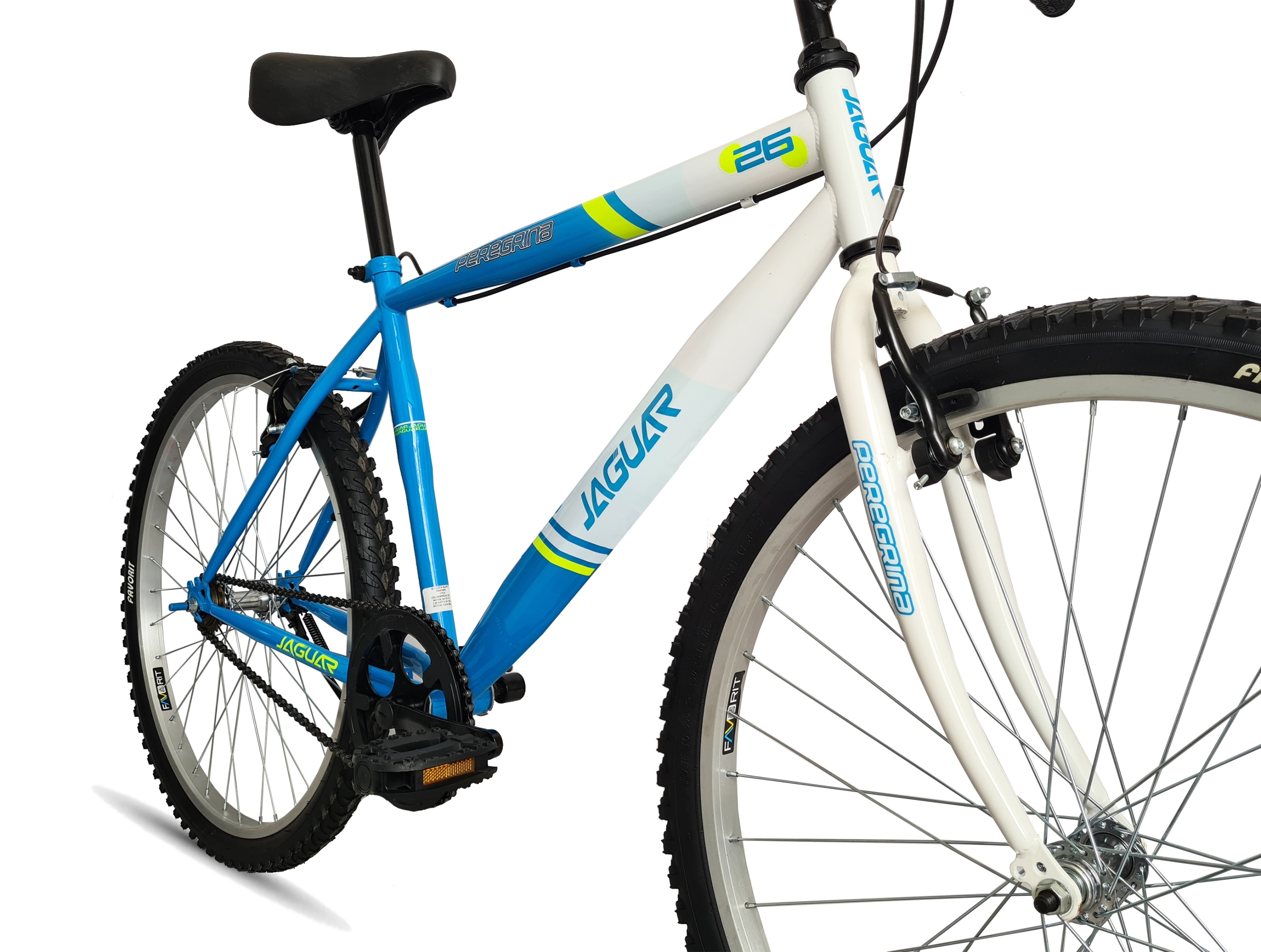 Bicicleta Peregrina Montaña Reforzada Rodada 26 Azul/Blanco