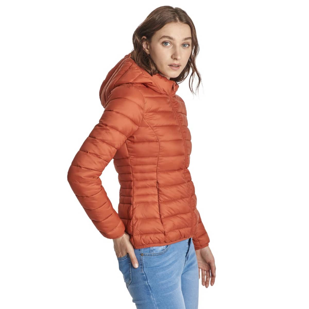 Holly Land Dama Chamarra Corta Bomber Mujer Piel De Durazno Casual