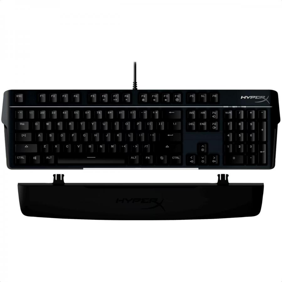Teclado HyperX Alloy MKW100 RGB Alambrico Mecanico Switch Red USB Gamer Ingles 4P5E1AA#ABA
