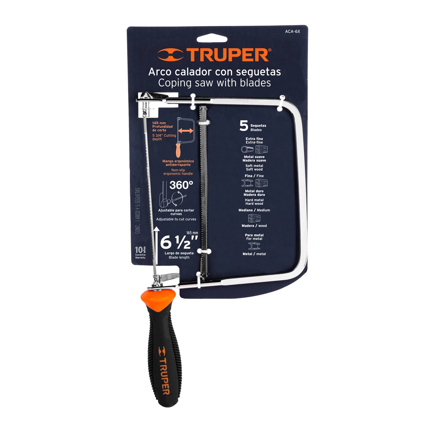 ARCO CALADOR 6" PARA SEGUETA, TRUPER 10221