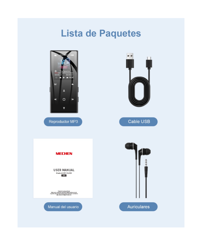 Reproductor Musical Mp3 Mp4 Portátil Con Bluetooth Hifi 32g