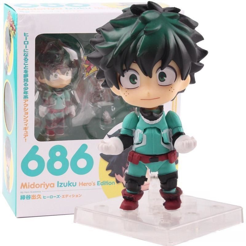 Izuku Midoriya 686 My Hero Academia Nendoroid Figura Anime