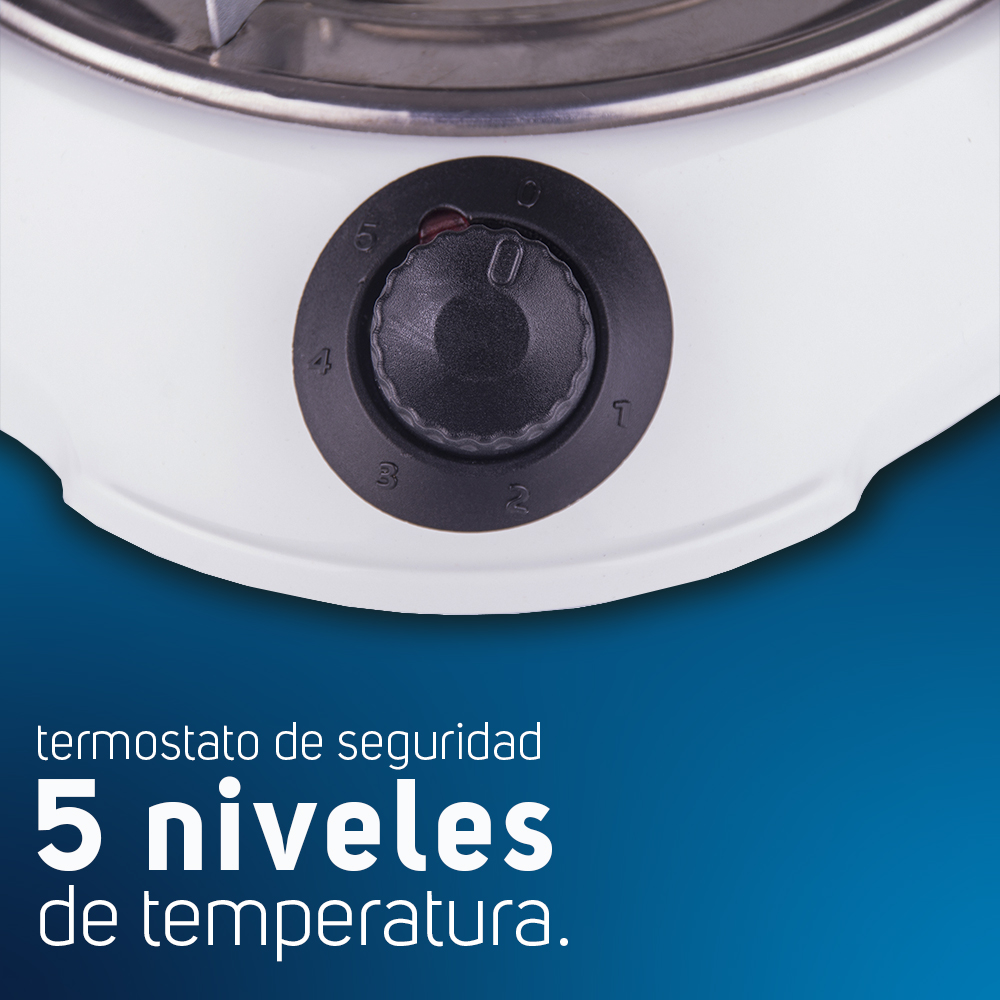 Parrilla Eléctrica 1 Quemador En Espiral Alpha Blanca Taurus