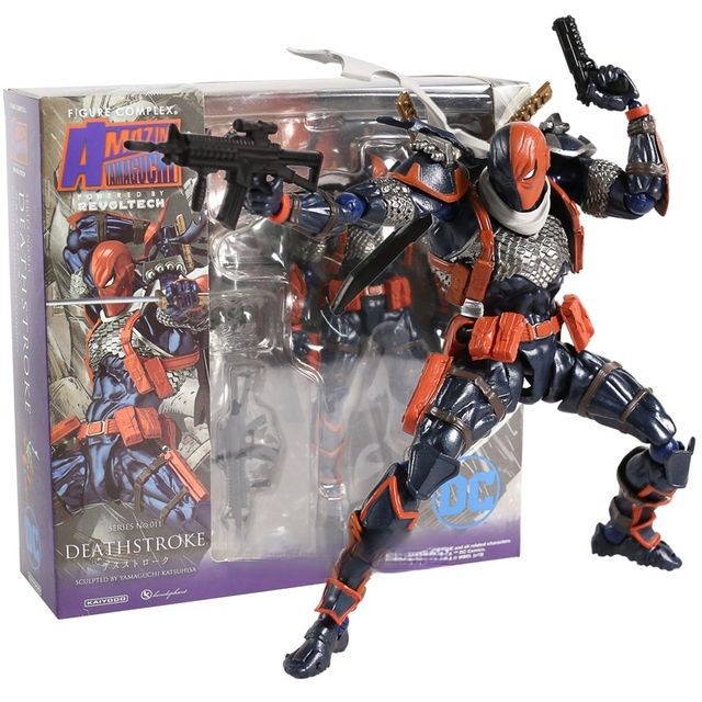 Deathstroke Dc Comics Amazing Yamaguchi Revoltech Figura