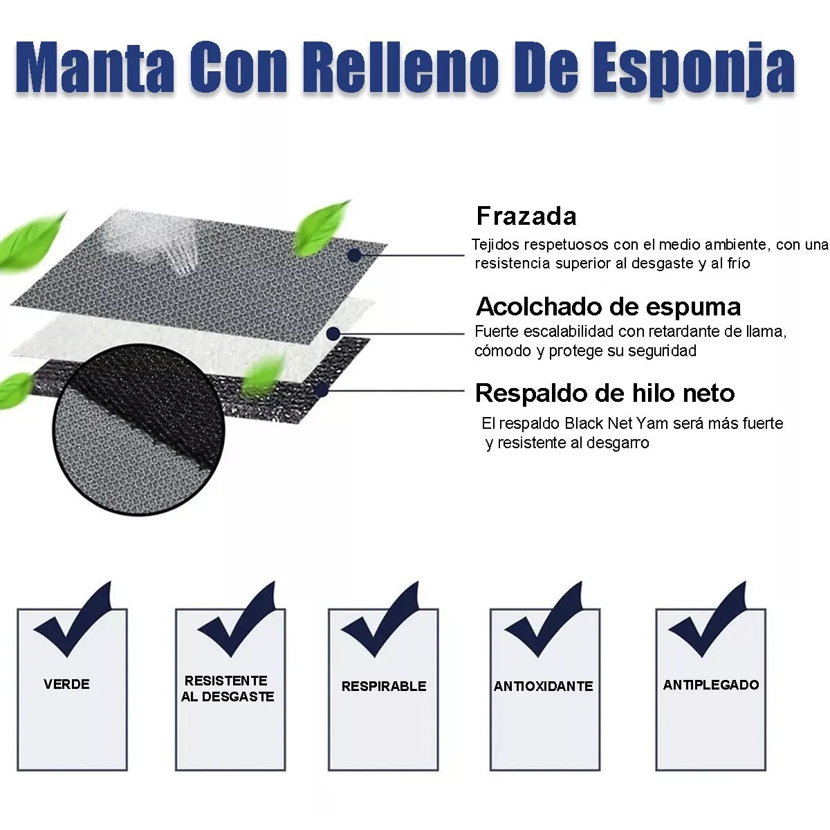 Funda Universal Para Asiento De Automóvil 10 Piezas Azul