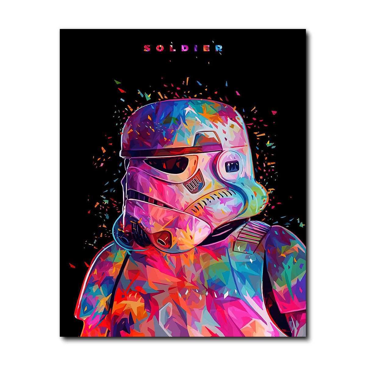 Set 6 Cuadros Decorativos Star Wars Guerra De Las Galaxias Canvas 