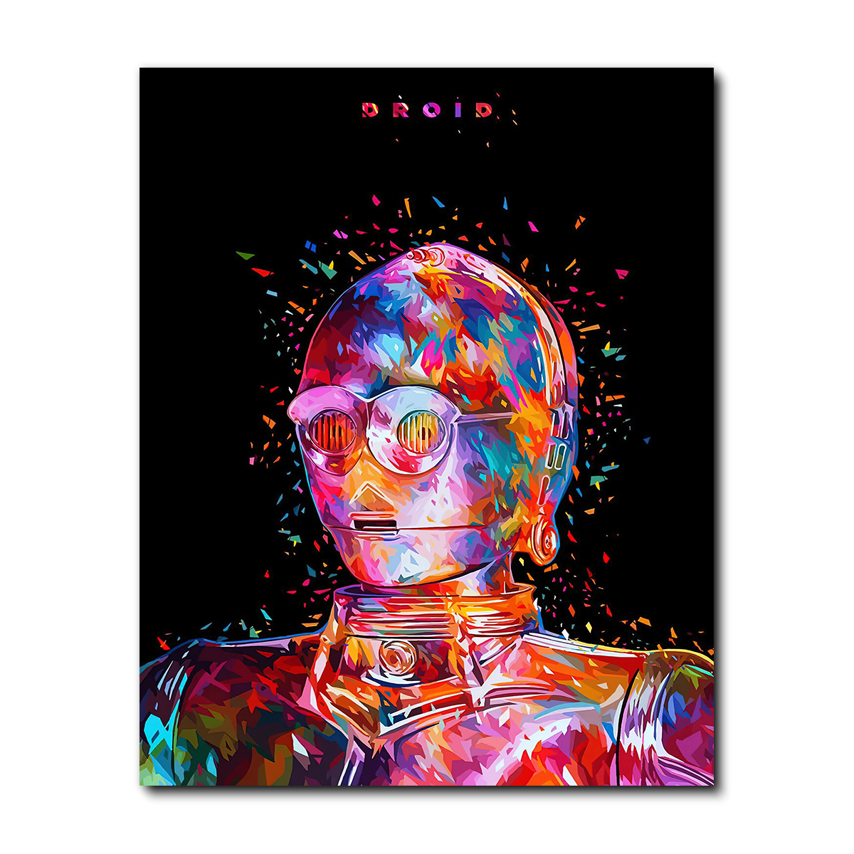 Set 6 Cuadros Decorativos Star Wars Guerra De Las Galaxias Canvas 