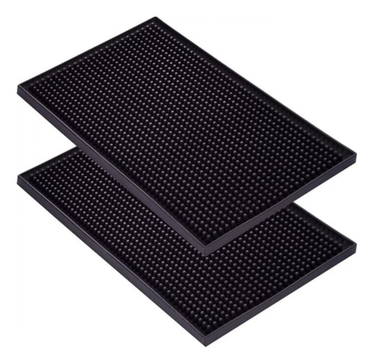 Tapete Para Bar Grande 45 X 30cm Barra Escurridor 2PZ Negro