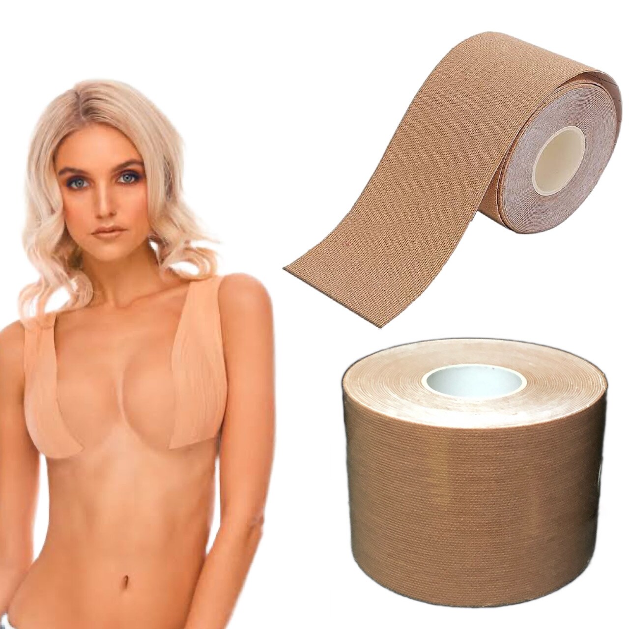 Cinta nude tape mask 5 metros 